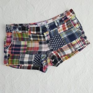 American Eagle Favorite Patchwork Shorts Size 0